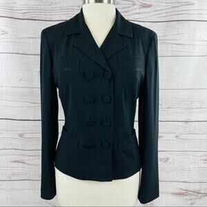 DKNY Essentials black jacket tuxedo look pockets